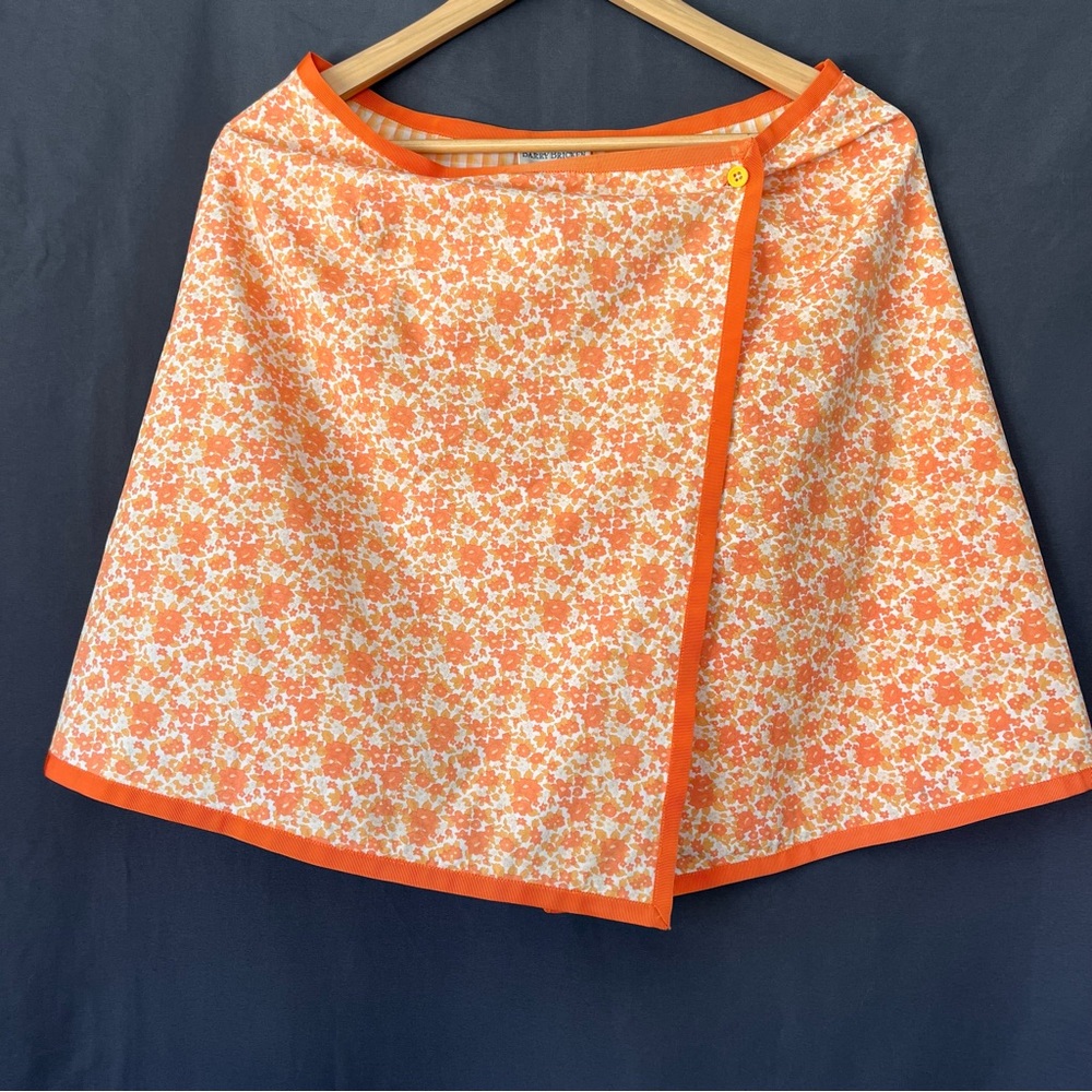 Size 8 Reversible Barry Bricken Wrap Skirt